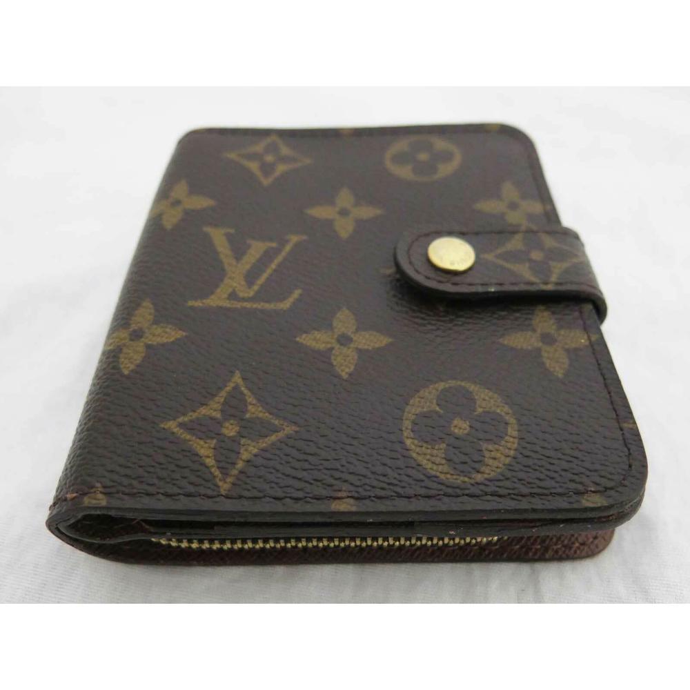 Auth Louis Vuitton Compact Zip Bifold #78266L34B - Picture 3 of 12
